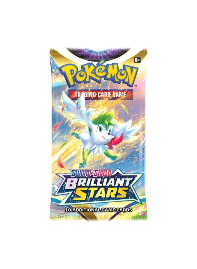 Pokemon Pokémon TCG Sword & Shield—Brilliant Stars Booster Pack, 10 Trading Cards, Random Assorted Pack Artwork, Collectible Card Game Expansion - Image 4