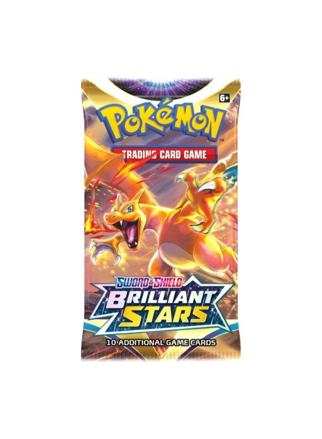 Pokemon Pokémon TCG Sword & Shield—Brilliant Stars Booster Pack, 10 Trading Cards, Random Assorted Pack Artwork, Collectible Card Game Expansion - Image 5
