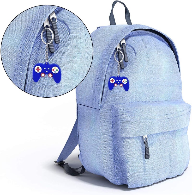 36 Pieces Video Game Controller Keychains Game Controller Key Ring Gaming Controller Handle Pendant Charms for Video Game Party Favors Birthday Baby Shower, 6 Colors - Image 5