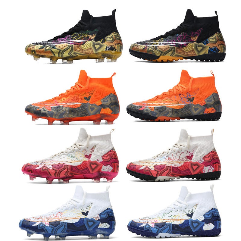 Dropshipping Mutian High-Top Football Shoes For Men, Adults, Teenagers, Students And Children, Outdoor Lawn Competition Sneakers - Image 3