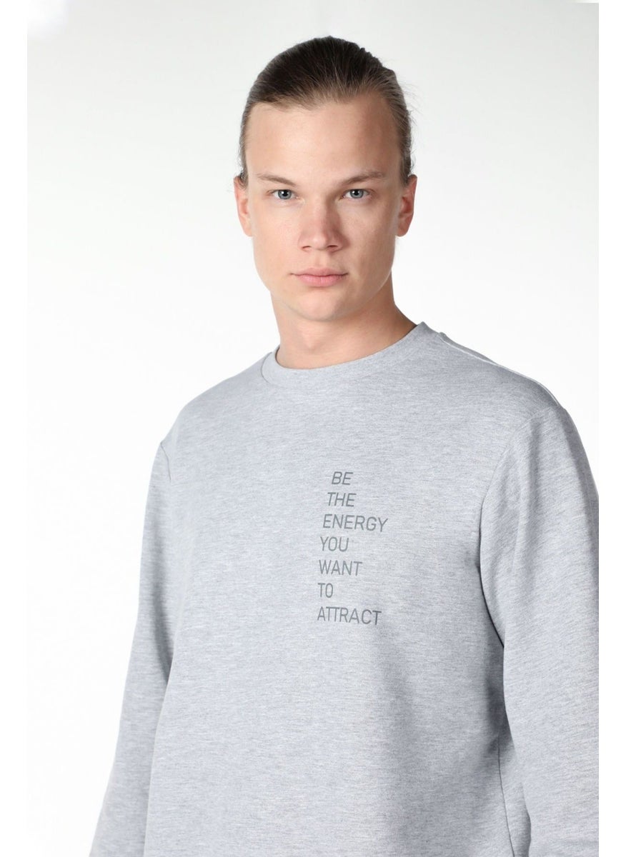 Men's Printed Sweatshirt Grey Melange - pzsku/ZFADA53DDA185237ED9E0Z/45/_/1733933891/da7cab44-c9cc-40cf-bf63-fd12586e3654