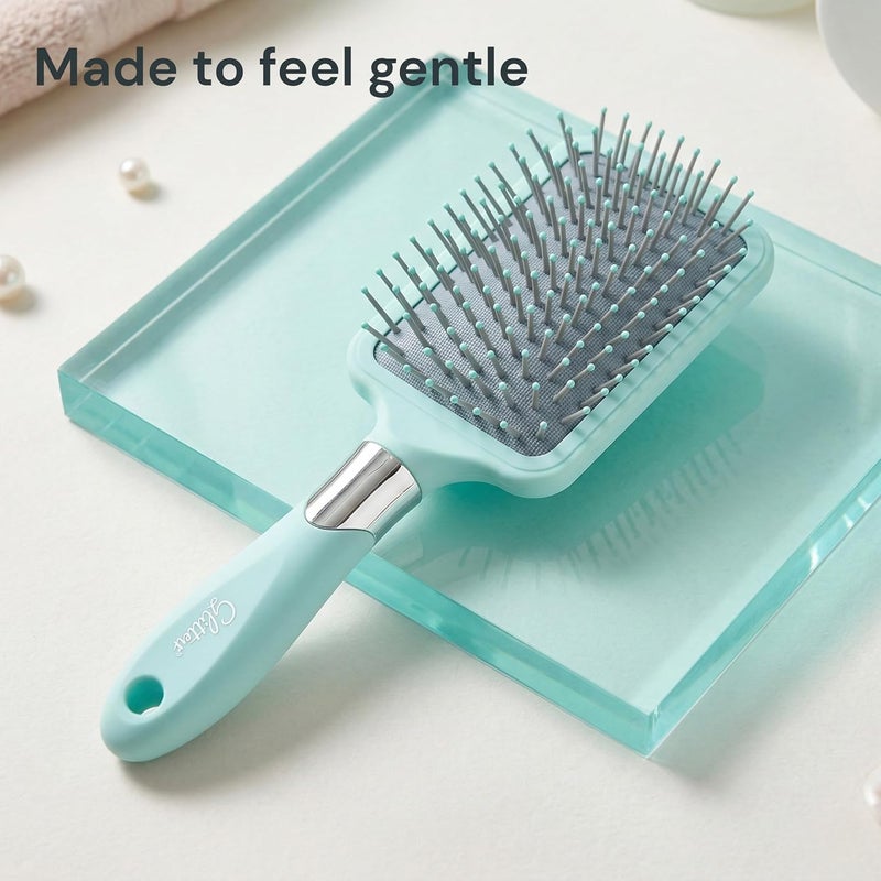 Glitters Travel Handbag Hair Brush with Flexible Bristles - Portable Size (SIZE-XXL) - Image 2