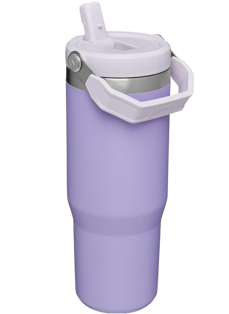 Stanley Stanley 30oz Stainless Steel Tumbler - Vacuum Insulated Water Bottle for Home, Office or Car Reusable Cup with Straw Leak Resistant Flip Cold for 12 Hours or Iced for 2 Days, 30oz  - Image 2