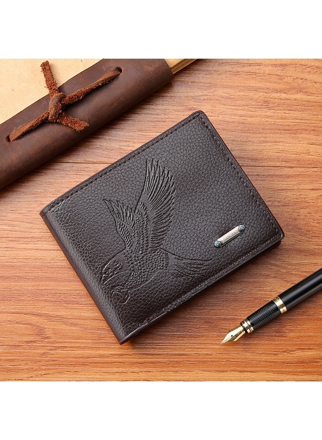 صندوق هدايا رجالي ، ساعة رجالية + نظارات زخرفية رجالية + محفظة + ماكينة قص شعر + سلسلة مفاتيح ، تعطي بطاقة تهنئة جميلة - Image 4