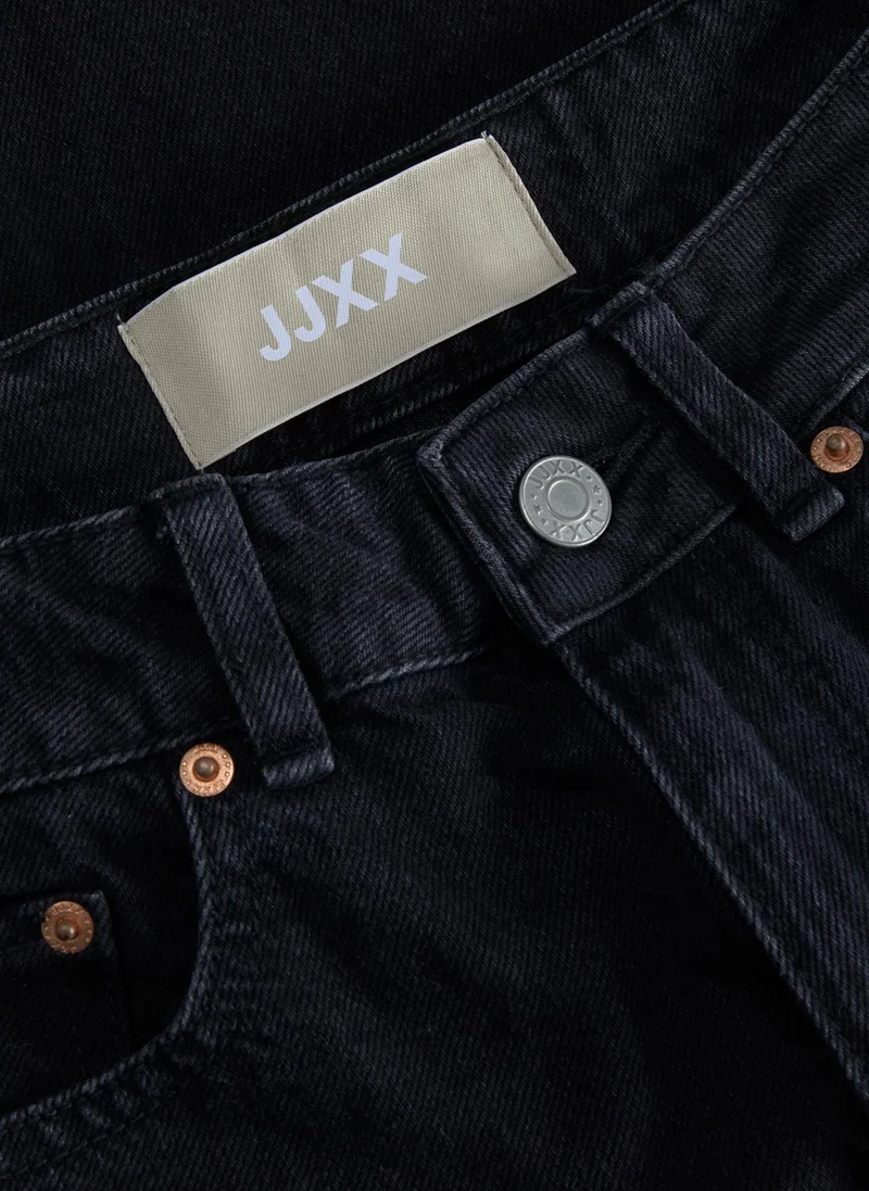 JJXX High Waist Mom Fit Black Women's Trousers 12207159