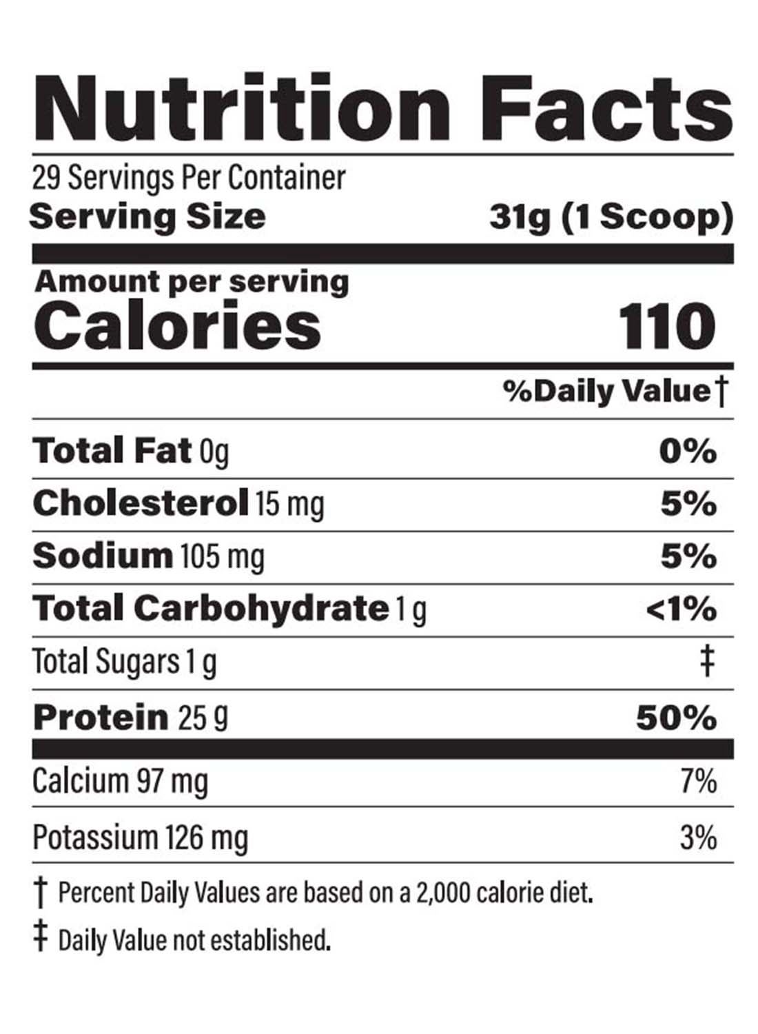 100% Whey Protein Isolate Protein Powder Mix With Bcaas And Glutamine, Vanilla Flavor 2Lb