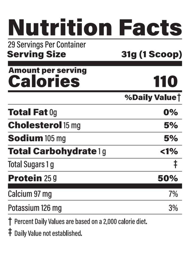 Muscle Bolt - 100% Whey Protein Isolate Protein Powder Mix With BCAAs And Glutamine, Vanilla Flavor 2lb - Image 1