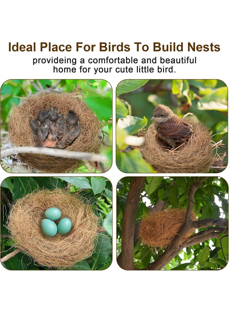 ألياف جوز الهند لعش الطيور 250 جرام ، مادة تعشيش الكناري عش طائر جوز الهند عصفور ألياف جوز الهند ركيزة الفراش الفضفاضة لوضع البيض ، مواد الراحة للطيور ، ببغاء الطائر الطنان - Image 2