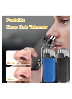 Excefore Portable Nose Hair Trimmer for Men & Women, Versatile Nose Trimmers for Ear, Eyebrows, USB Rechargeable, Waterproof, Painless Trimming, Long-Lasting Battery (2PCS)  - Image 5