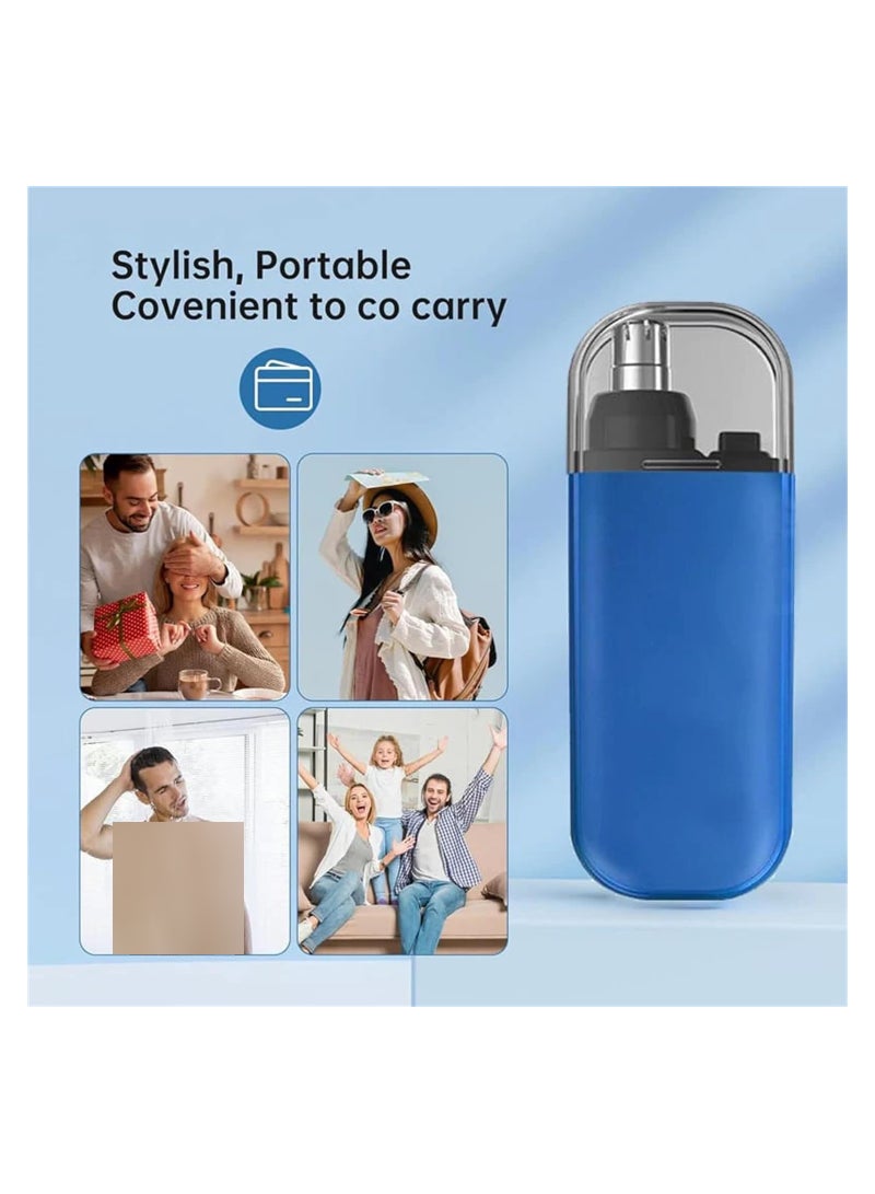 Excefore Portable Nose Hair Trimmer for Men & Women, Versatile Nose Trimmers for Ear, Eyebrows, USB Rechargeable, Waterproof, Painless Trimming, Long-Lasting Battery (2PCS) - Image 4