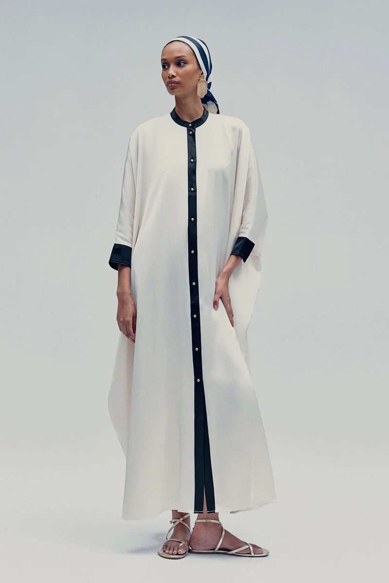 H&M Button-front kaftan dress
