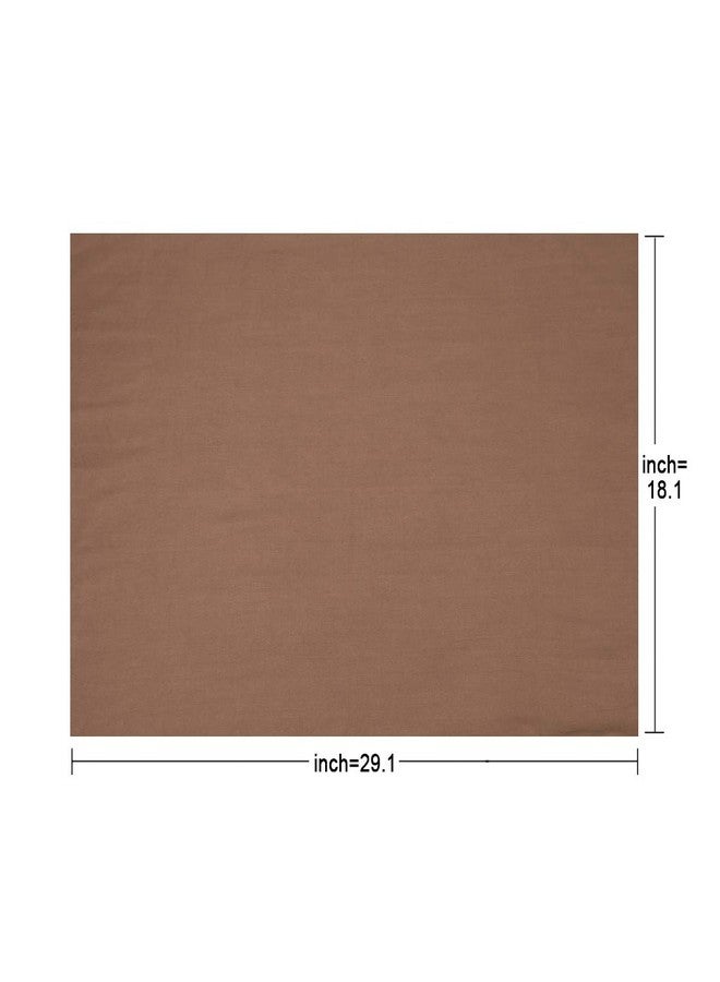 rockcloud 100% Cotton Pillow Cases Standard Size Pillowcase Ultra Soft & Cool Hypoallergenic, Pack of 2, Brown - Image 3