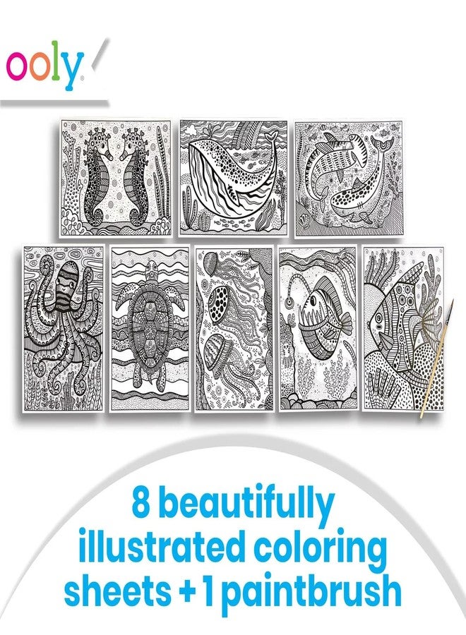 Ooly Magic Ocean Paint Sheets with Hidden Colors by Ooly - Image 2