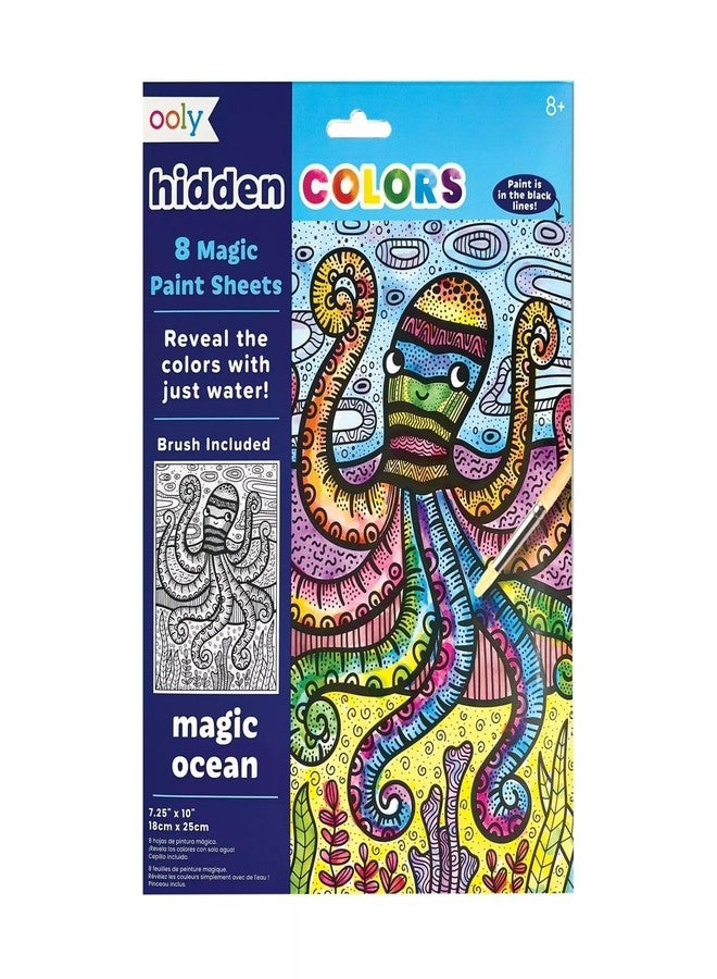 Ooly Magic Ocean Paint Sheets with Hidden Colors by Ooly - Image 1