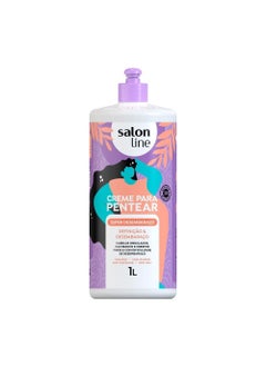 Salon Line Salon Line  Linha Creme para Pentear  Super Desembaraco 1000 Gr  Combing Cream  Super Detangling Net 3527 Oz 