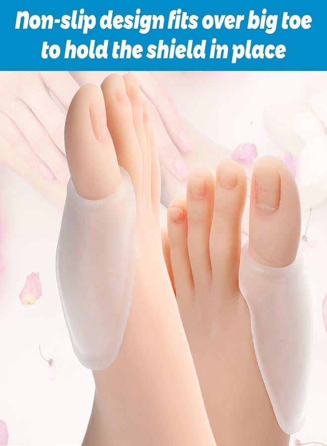 Dimeho 12 Pcs Bunion Cushion Protector, Bunion Corrector Pads with Separator Guards Clear Shields Relief for Big Toe Calluses Corns - Image 4