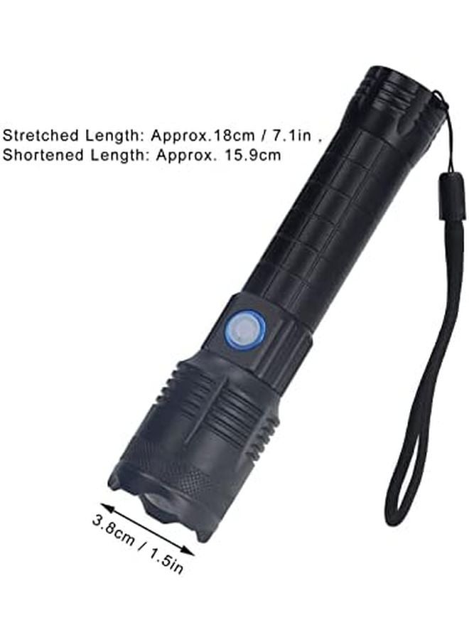 P160 Rechargeable Aluminum Alloy Flashlight 5000lm Bright 5 Modes USB Charging for Outdoor Emergency - Image 5