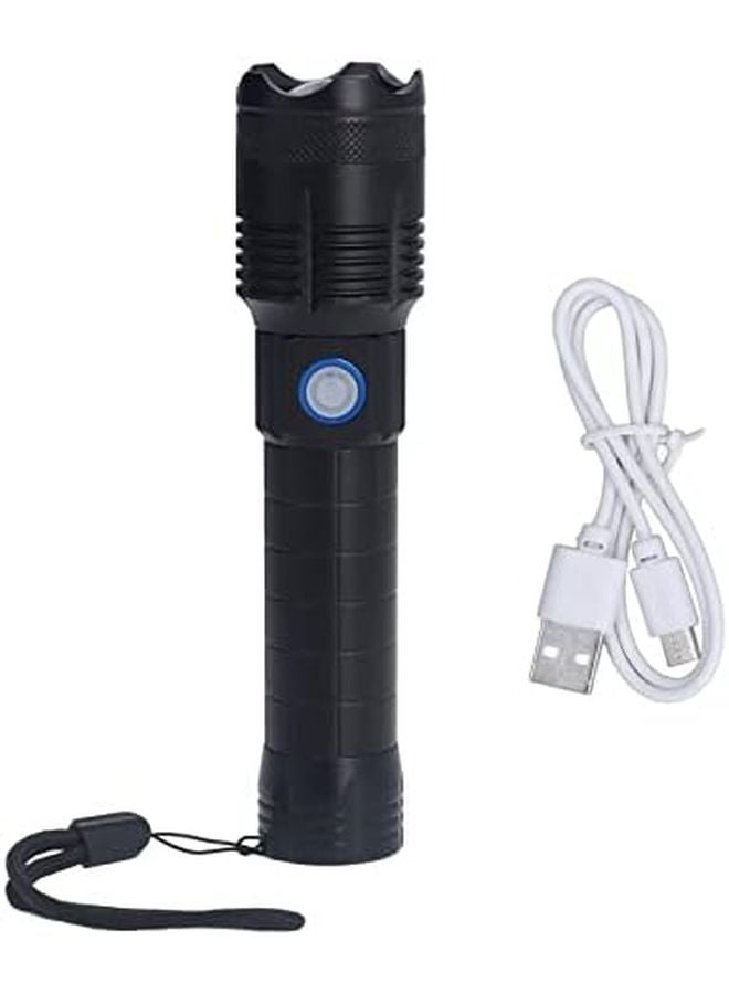 P160 Rechargeable Aluminum Alloy Flashlight 5000lm Bright 5 Modes USB Charging for Outdoor Emergency - Image 2