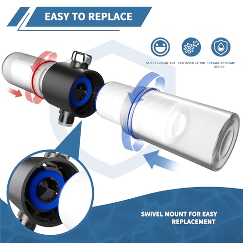 Filymosie Replacement Filter Set for Weddell Duo - High-efficiency Shower Water Filtration System that Removes Chlorine/PFAS/Contaminants for Better Skin and Hair Health (3R+3B) - Image 5