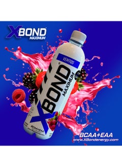 Xbond X-BOND 9g BCAA + EAA Vemtos Maximum Recovery  Non Carbonated Drink Maximum Amino Drink -  Electrolytes Drink - 16 fl oz (500 ml), Sugar Free 38 Calories, 60mg Caffeine Pack of 12  - Image 5