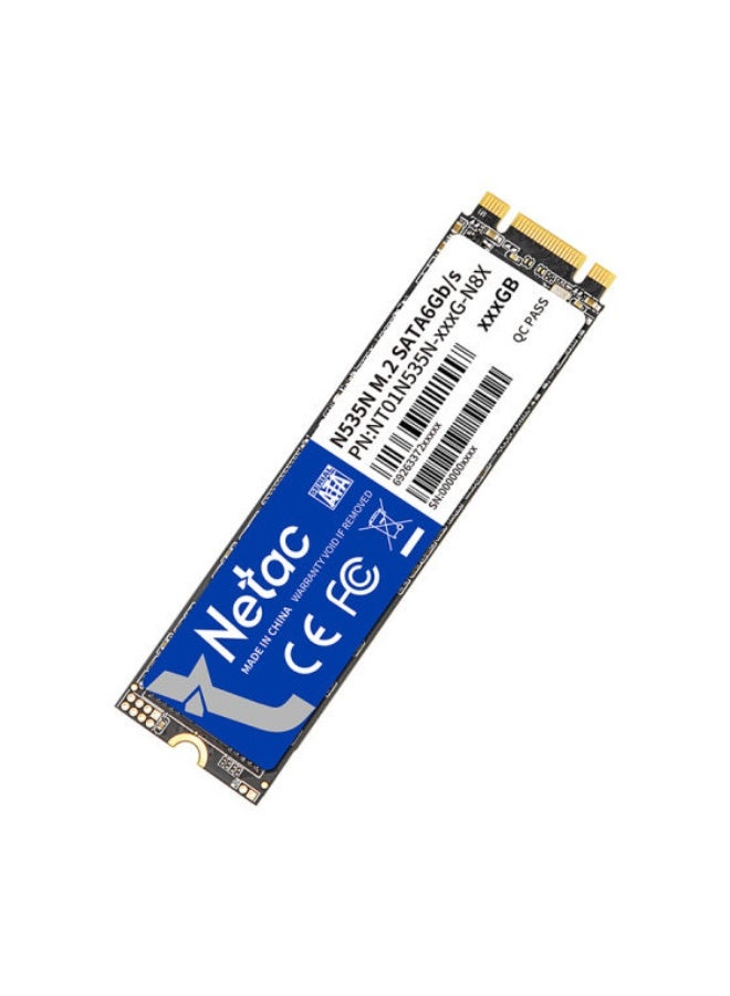 NETAC SSD 512GB N535N M.2 2280 SATAIII 3D NAND, R/W UP TO 540/490MB/S - NT01N535N-512G-N8X 512 GB - Image 2