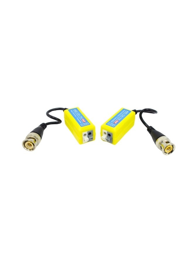 XLT 8M Video Balun Mini CCTV BNC HD-CVI/TVI/CVBS/AHD Passive Transceiver Signal Transceivers Compatible with /8MP/ 1080P - Image 2