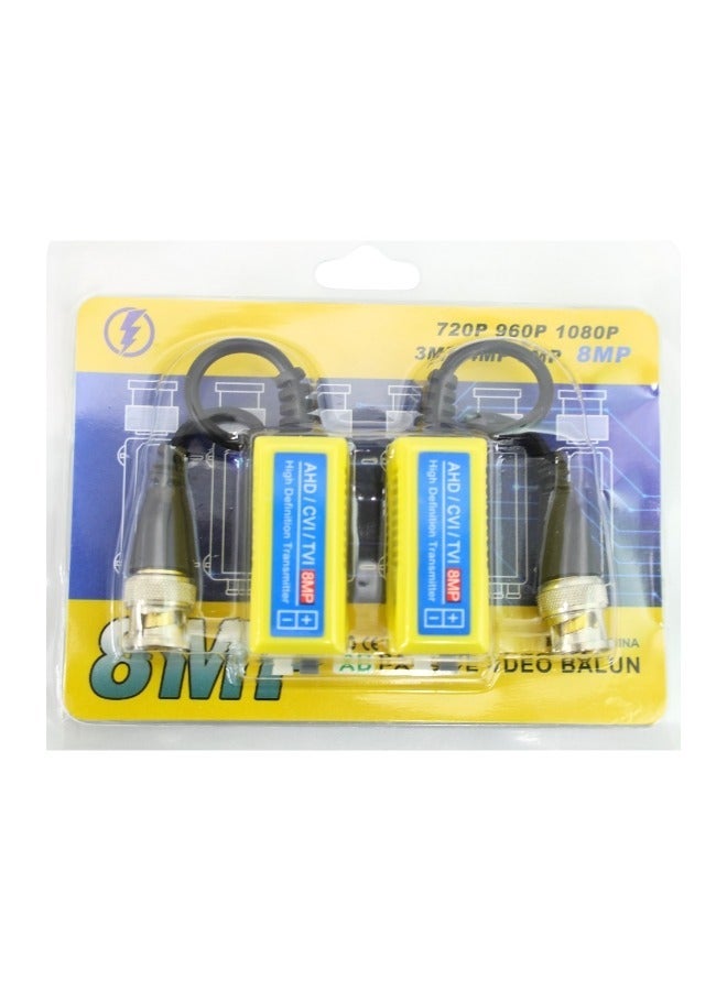XLT 8M Video Balun Mini CCTV BNC HD-CVI/TVI/CVBS/AHD Passive Transceiver Signal Transceivers Compatible with /8MP/ 1080P - Image 4