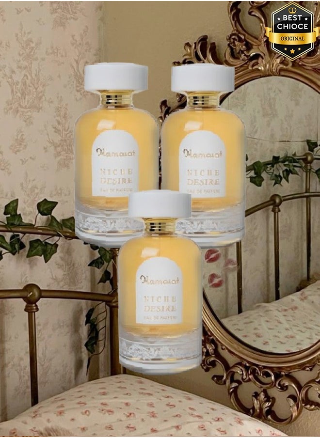 همسات 3 قطع عطر نيش ديزاير 100 مل  - Image 1