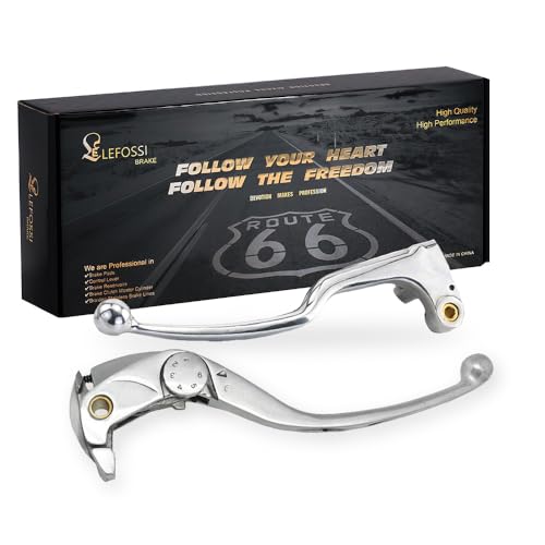 LE LEFOSSI Premium Aluminum Motorcycle Brake Clutch Lever Compatiable with Honda CBR 1000 RR CBR1000RR CBR600RR CBR 600 RR 2007 2008 2009 2010 2011 2012 2013 2014 2015 2016 2017 2018 Polished - Image 1