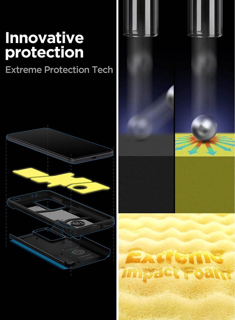 Spigen Tough Armor for Xiaomi 12T and Xiaomi 12T Pro Case Cover with Extreme Impact Foam - Black - Image 5