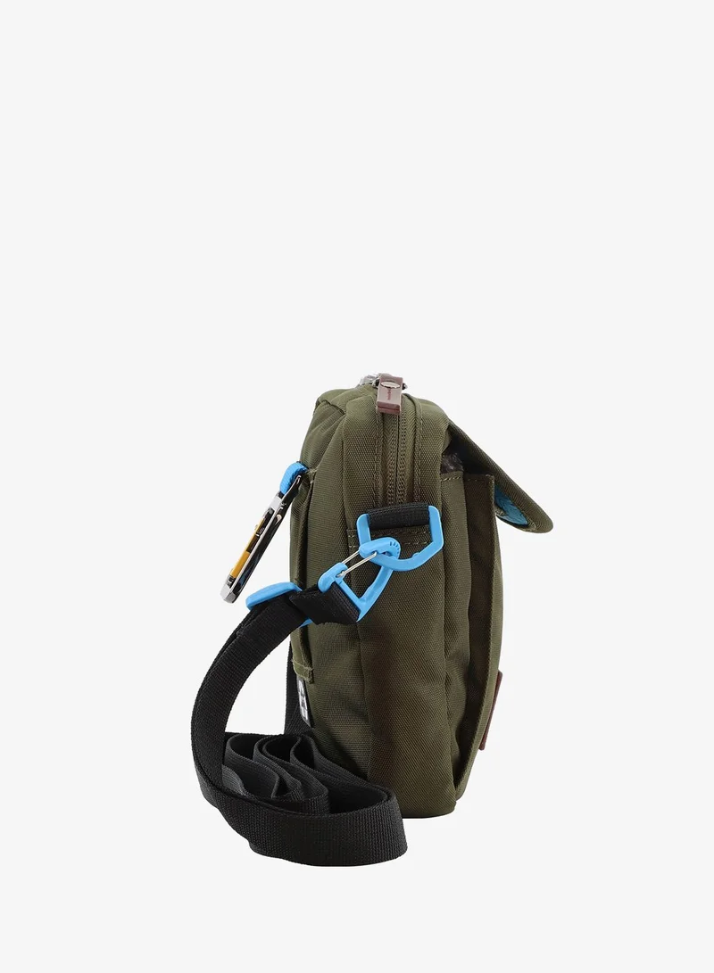 Discovery Khaki Discovery ICON Utility Bag Khaki, Zipper Compartment Casual Shoulder Bag For Men And Women Removable Shoulder Strap Secure RFID Pocket  | Best Price UAE