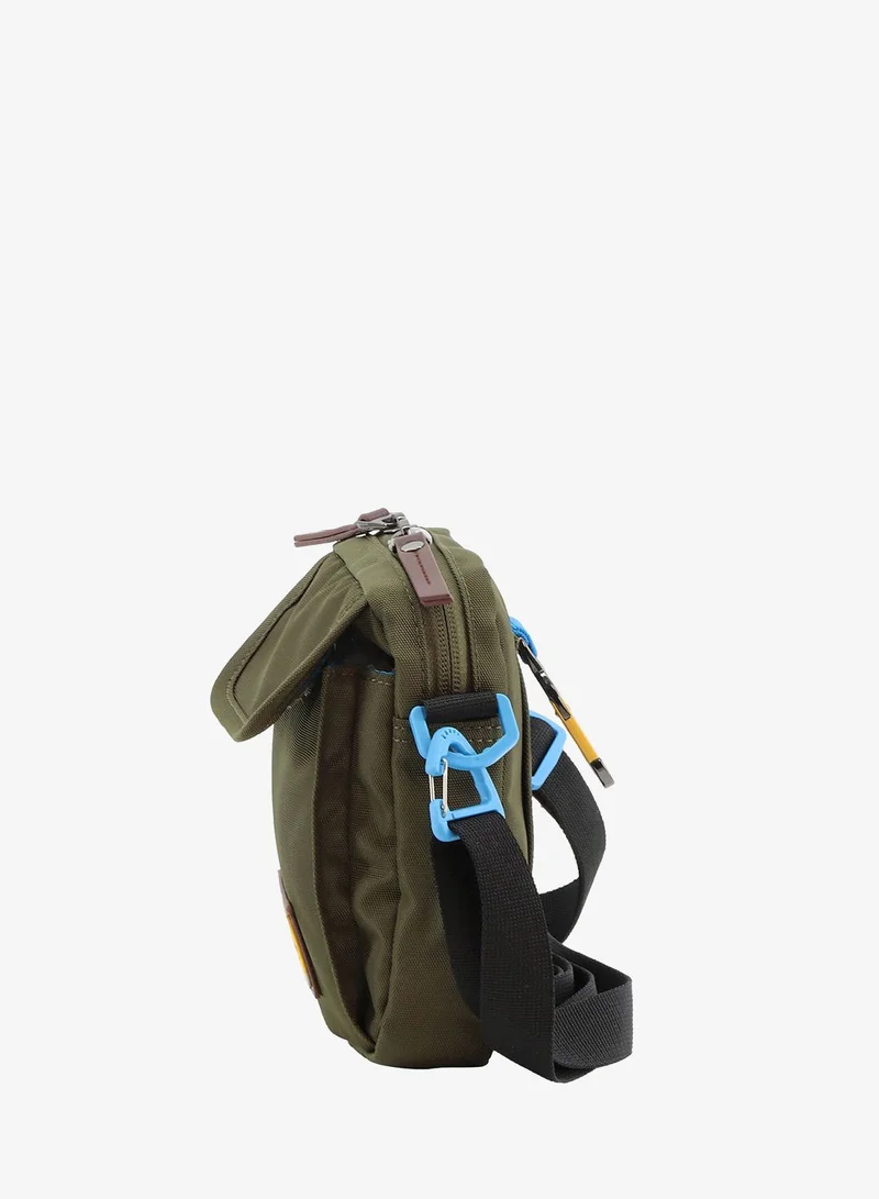 Discovery Khaki Discovery ICON Utility Bag Khaki, Zipper Compartment Casual Shoulder Bag For Men And Women Removable Shoulder Strap Secure RFID Pocket  | Best Price UAE