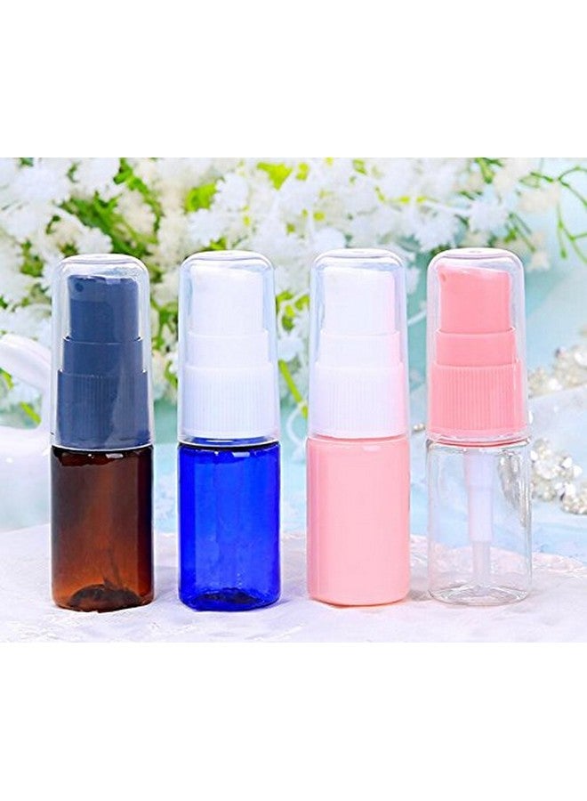 erioctry 10Ml Portable Empty Refillable Bottle Cream Shampoo Lotion Treatment Pump Bottle With Cap Travel Bottles Toiletries Liquid Container For Cosmetic Make-Up Pack Of 6 (Transparent) - Image 2