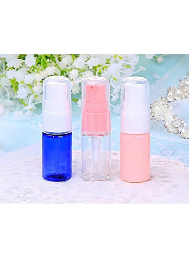 erioctry 10Ml Portable Empty Refillable Bottle Cream Shampoo Lotion Treatment Pump Bottle With Cap Travel Bottles Toiletries Liquid Container For Cosmetic Make-Up Pack Of 6 (Transparent) - Image 5