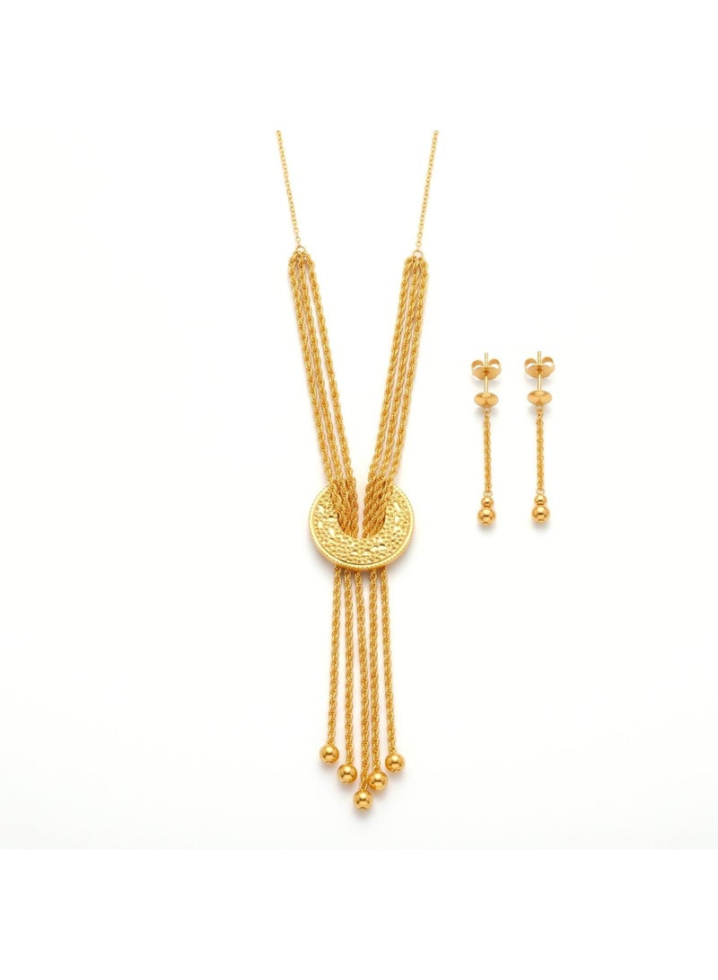 BAFLEH JEWELLERY The Perfect Gift 21K Gold Necklace Sets from Bafleh Jewellery - Image 2