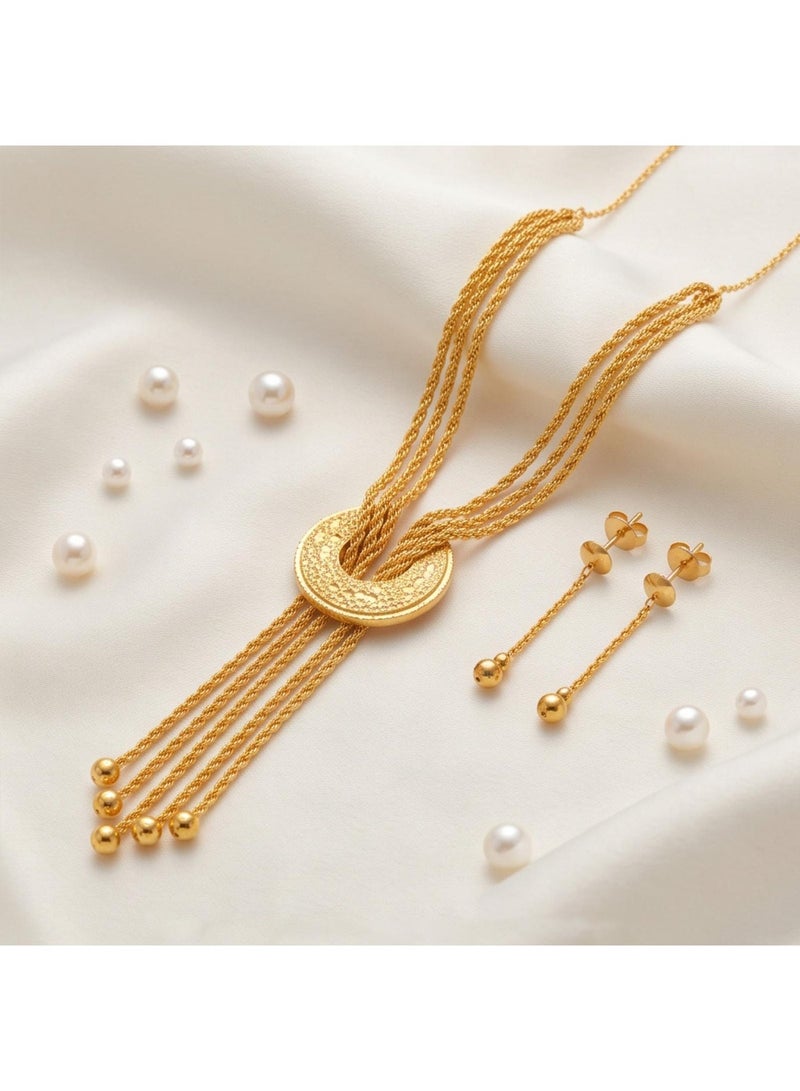 BAFLEH JEWELLERY The Perfect Gift 21K Gold Necklace Sets from Bafleh Jewellery - Image 1