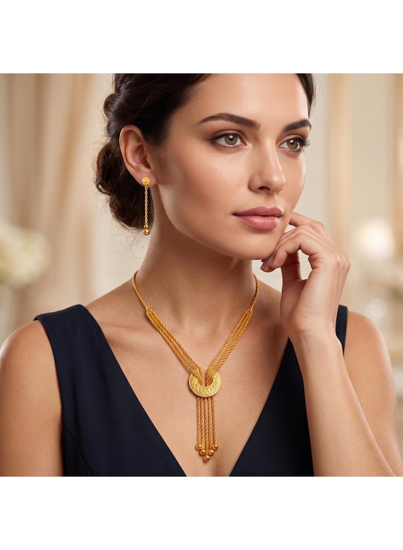 BAFLEH JEWELLERY The Perfect Gift 21K Gold Necklace Sets from Bafleh Jewellery - Image 5