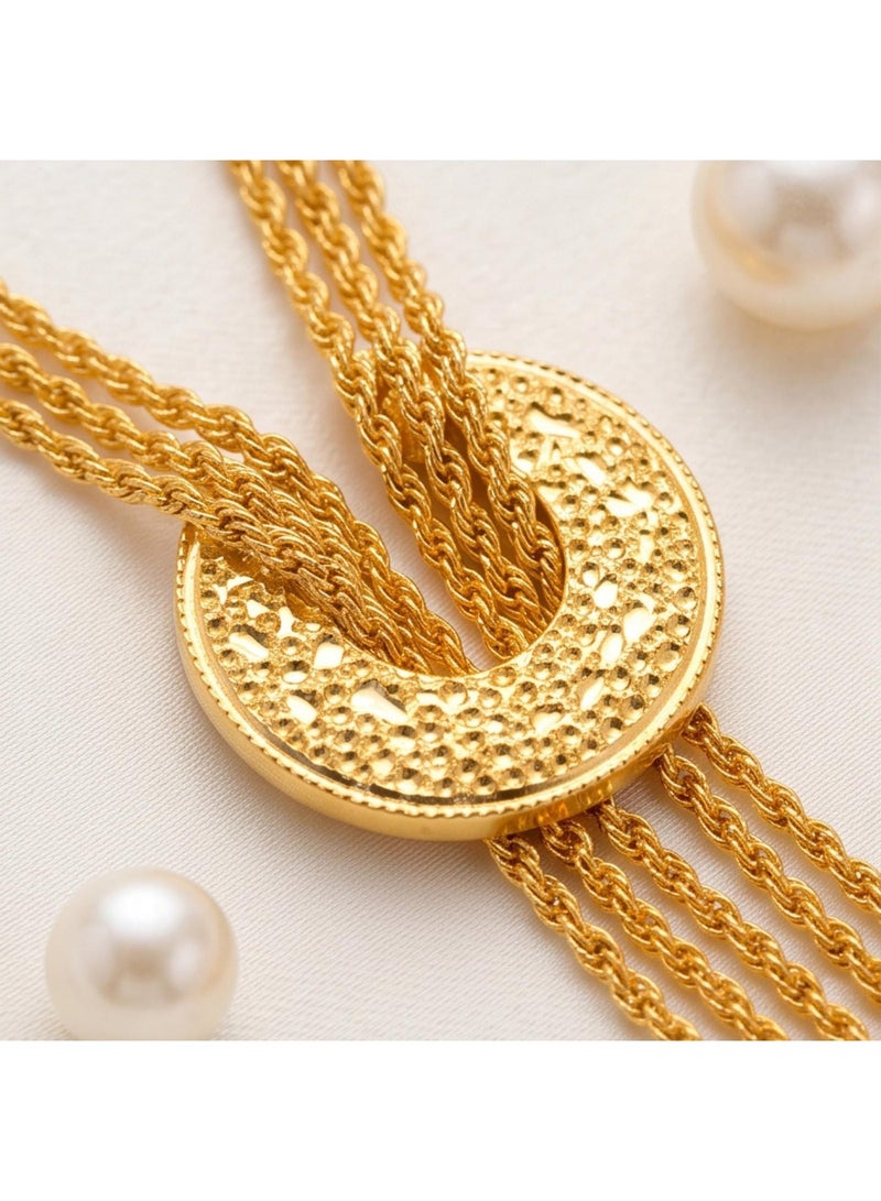 BAFLEH JEWELLERY The Perfect Gift 21K Gold Necklace Sets from Bafleh Jewellery - Image 4