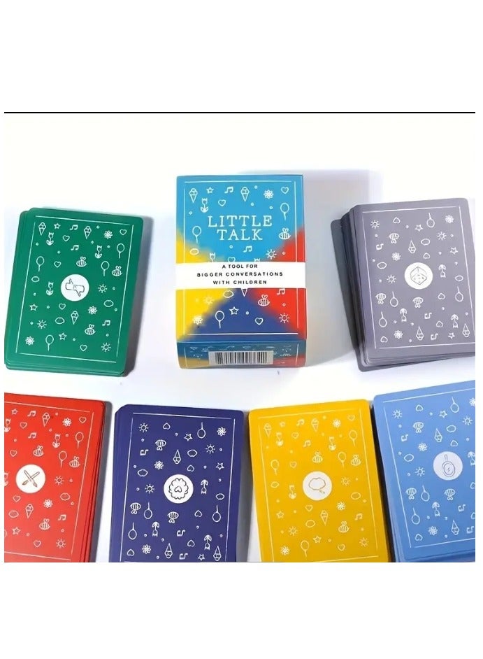 150 Questions Kids Conversation Cards Starter Little Talk Deck Card Games - Image 2