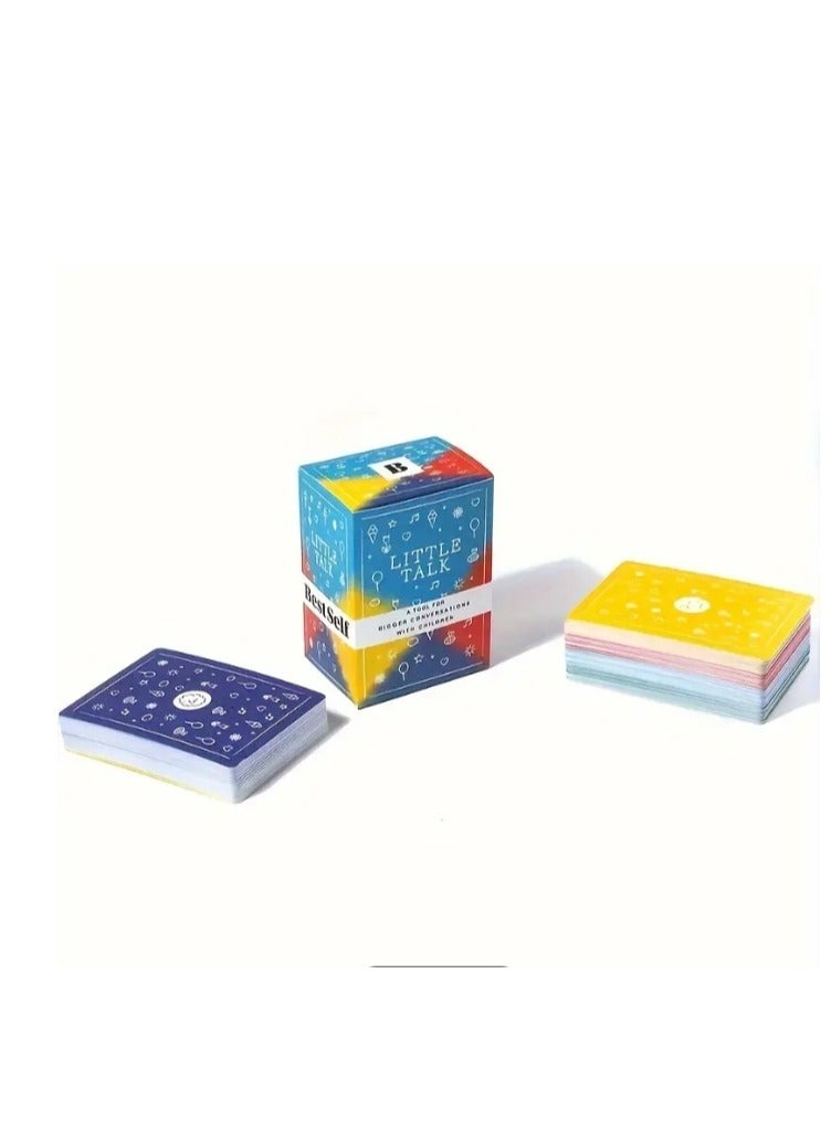 150 Questions Kids Conversation Cards Starter Little Talk Deck Card Games - Image 1