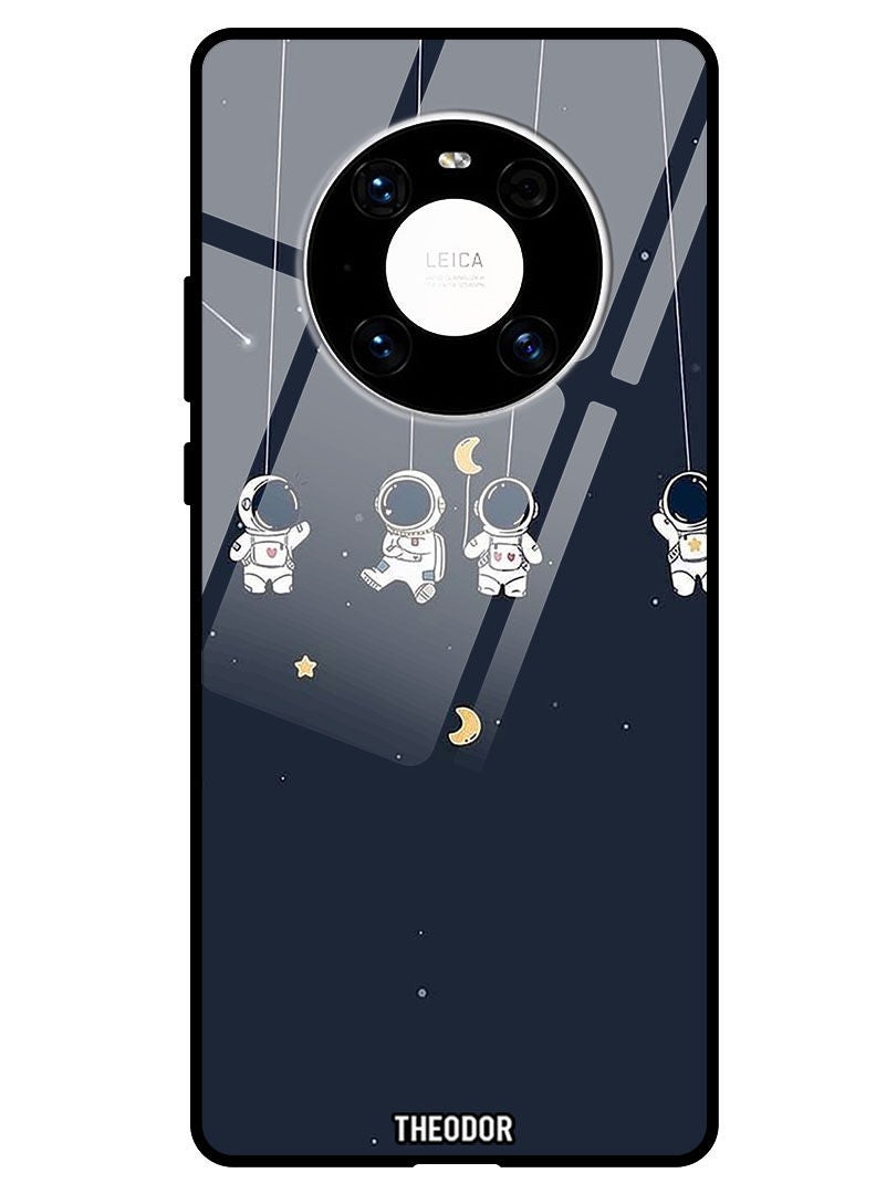 Theodor Protective Tempered Glass Case Cover HUAWEI MATE 40 5G  Atronauts - Image 1