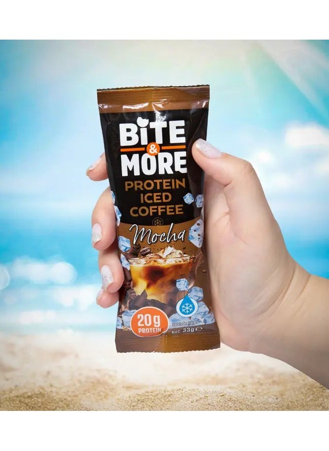 BITE AND MORE Protein Iced Coffee - Mocha - (10 pack)  - Image 5