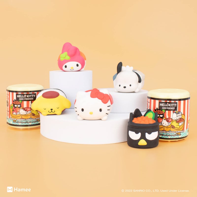 Hamee Sanrio Hello Kitty and Friends Cute Water Filled Surprise Capsule Squishy Toy [Sushi] [Birthday Gift Bag  Party Favor  Gift Basket Filler  Stress Relief Toy] - 1 Pc. (Mystery - Blind Capsule) - Image 5