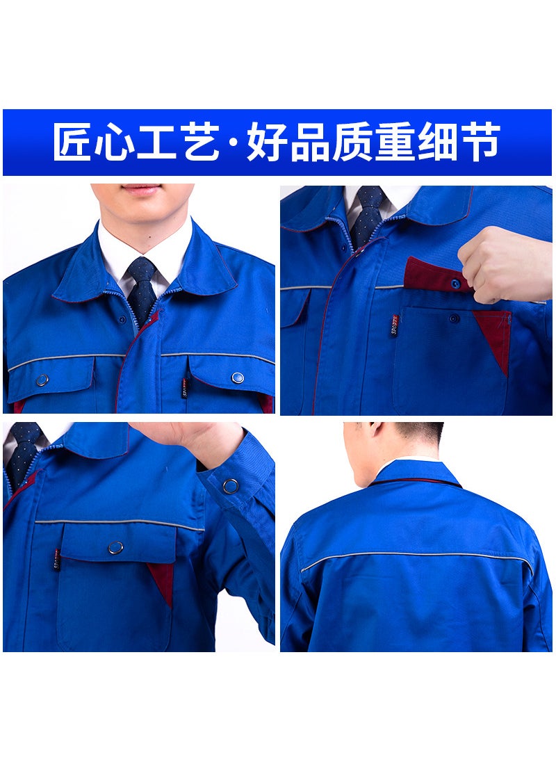 Generic Unisex Long-Sleeve Workwear Uniform Set Grey suit  - Image 4