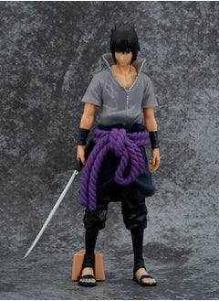 Generic Anime Naruto Uchiha Sasuke Action Figure, Sword of Kusanagi Sasuke Model Figure Statue, PVC Character Model Toys, Collection Gift Creative Cartoon Toy for Boys and Girls 27cm  - Image 5
