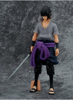 Generic Anime Naruto Uchiha Sasuke Action Figure, Sword of Kusanagi Sasuke Model Figure Statue, PVC Character Model Toys, Collection Gift Creative Cartoon Toy for Boys and Girls 27cm  - Image 4