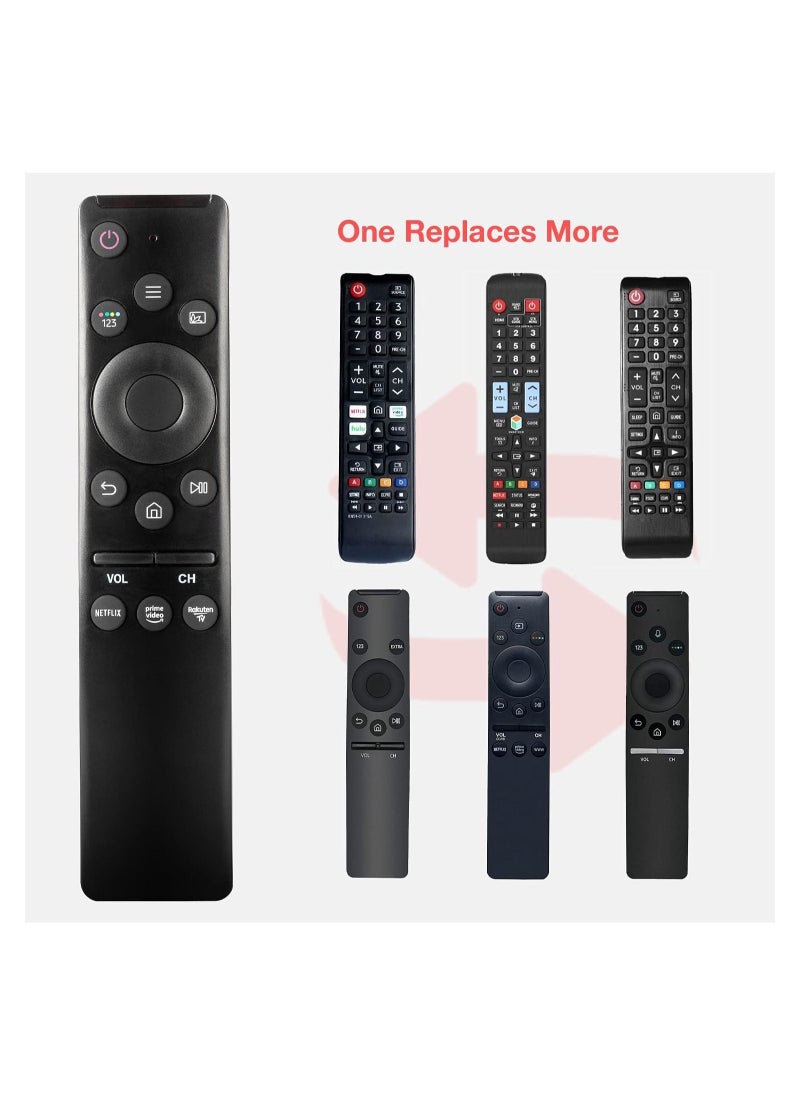 Raxoom - Universal Remote-Control for Samsung Smart-TV, Remote-Replacement of HDTV 4K UHD Curved QLED and More TVs, with Netflix Prime-Video Buttons - Image 1