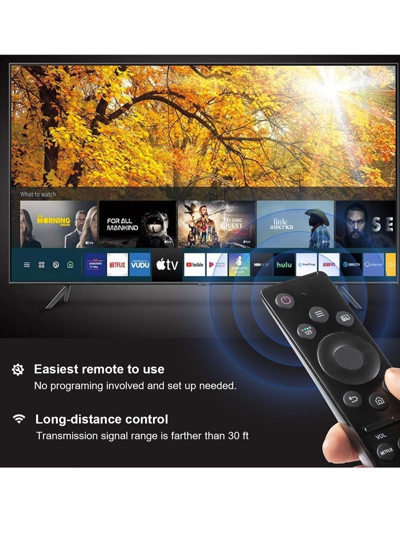 Raxoom - Universal Remote-Control for Samsung Smart-TV, Remote-Replacement of HDTV 4K UHD Curved QLED and More TVs, with Netflix Prime-Video Buttons - Image 1