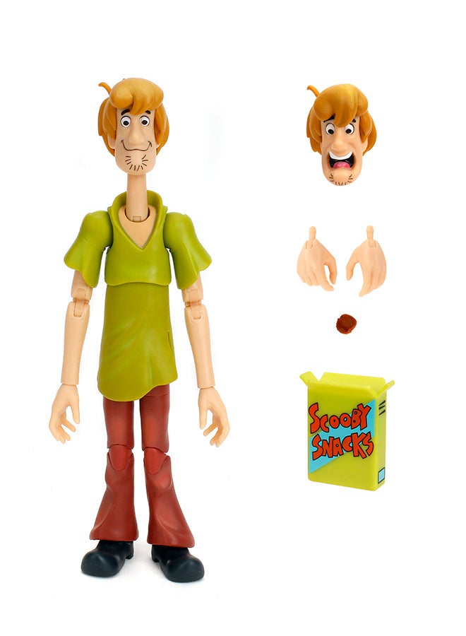 Jada Scooby-Doo Shaggy Rogers 15 cm Articulated Figure, Over 25 Points Articulation, Interchangeable Accessories, Window Box Collector, Official License, 13 Years (9335625314R00) - Image 1