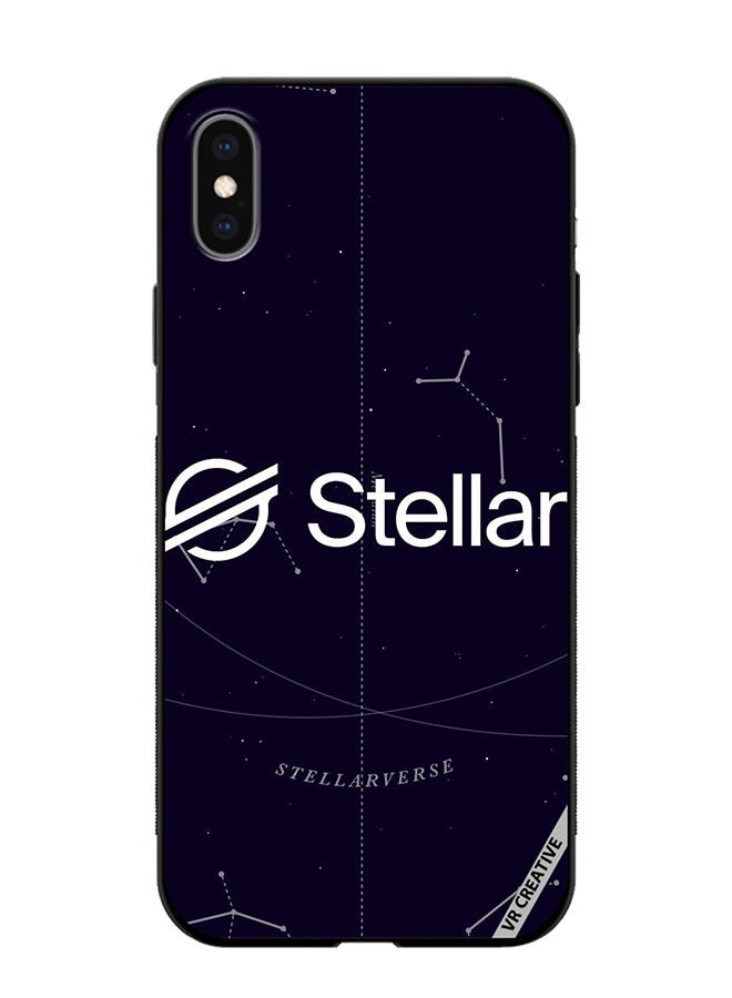 VR CREATIVE Protective Case Cover For Apple iPhone XS Max Stellar Design Multicolour - Image 1